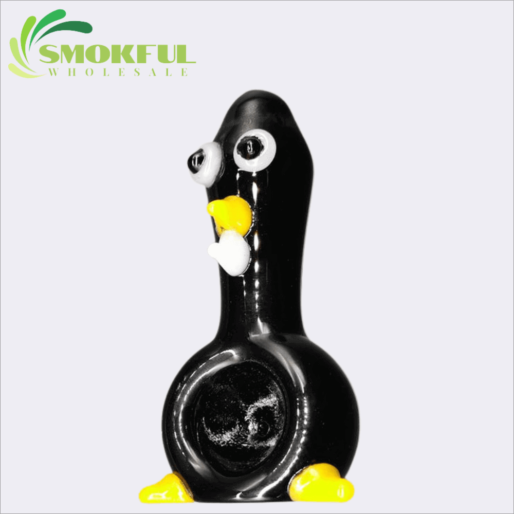 penguin-glass- smoking- pipe-bulk penguin-glass-smoking-pipe