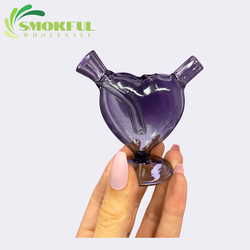 Heart-Shaped-Joint- Bubbler-wholesale Heart Shaped Joint Bubbler